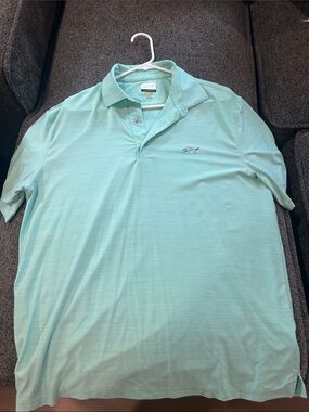 Greg Norman Collection Men's Polo in Light Aqua